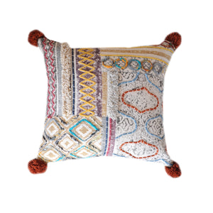 Selmer Pillow, Cotton, Printed, Polyester, Multi, Pitloom, All Cut