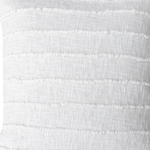 Sikes Cushion, Cotton, Natural White, Bm Fn, All Loop