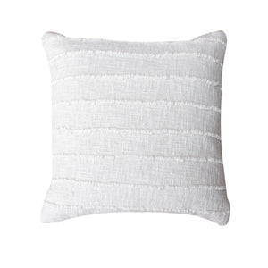 Sikes Cushion, Cotton, Natural White, Bm Fn, All Loop