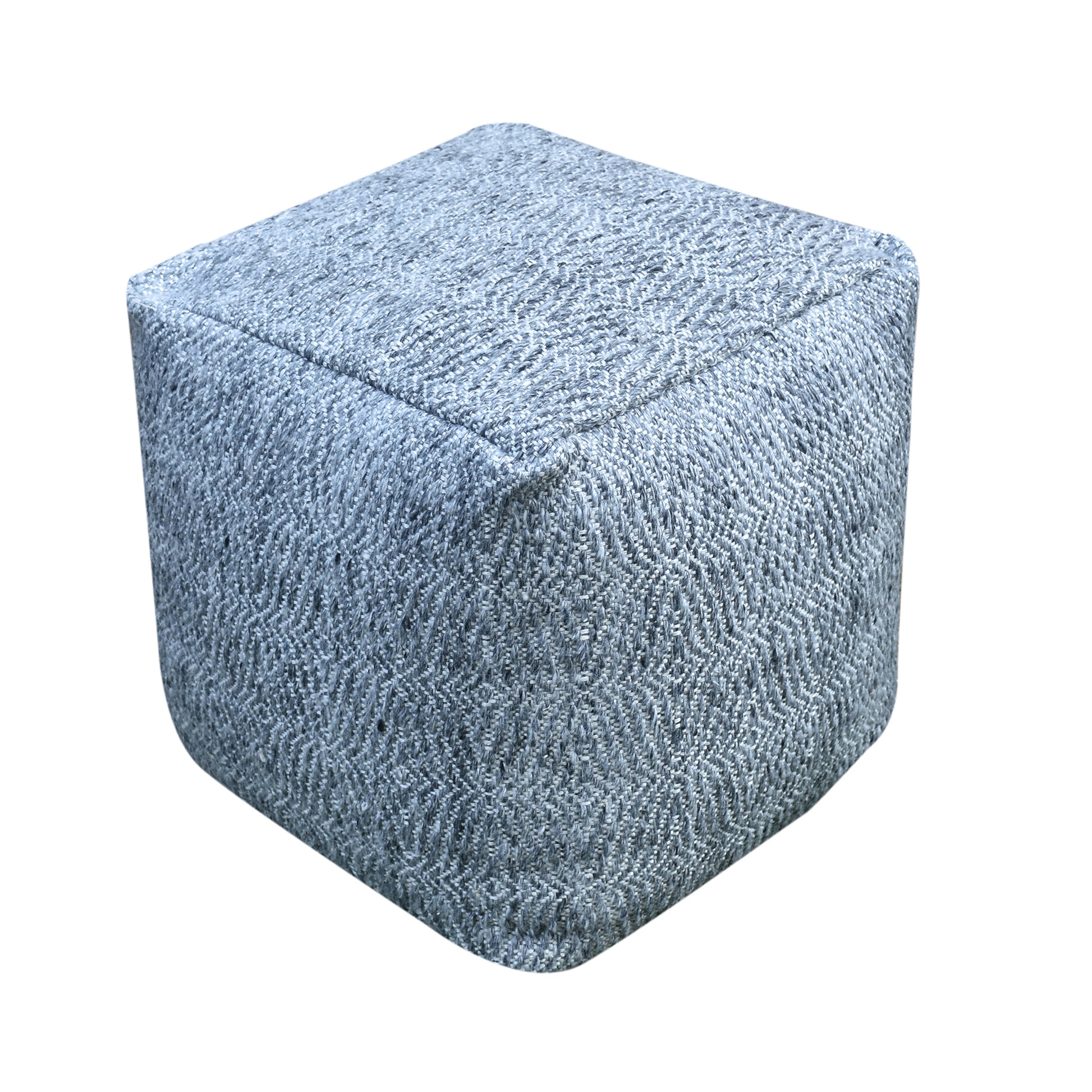 Soweto Pouf, Pet, Grey, Pitloom, Flat Weave 
