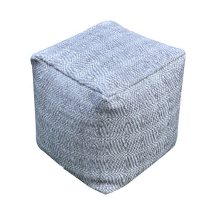 Soweto Pouf, Pet, Taupe, Pitloom, Flat Weave
