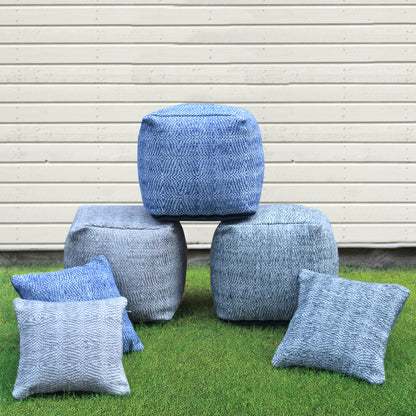 Soweto Pouf, Pet, Pitloom, Flat Weave 