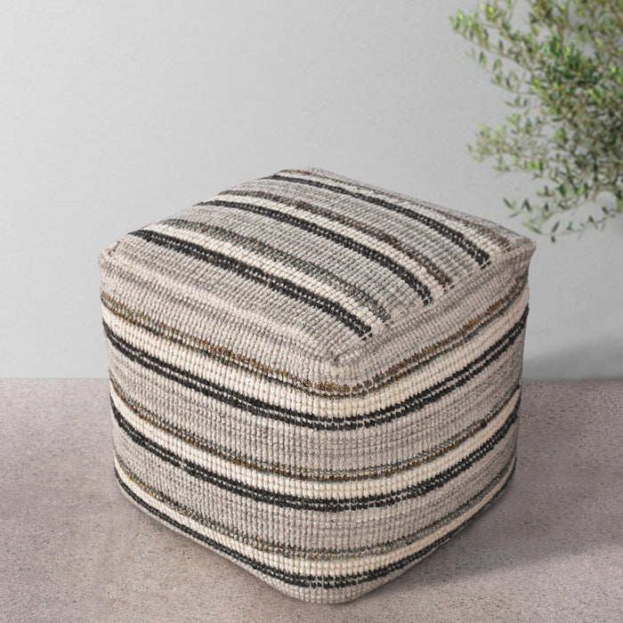 TARBES POUF - WOOL/ VISCOSE