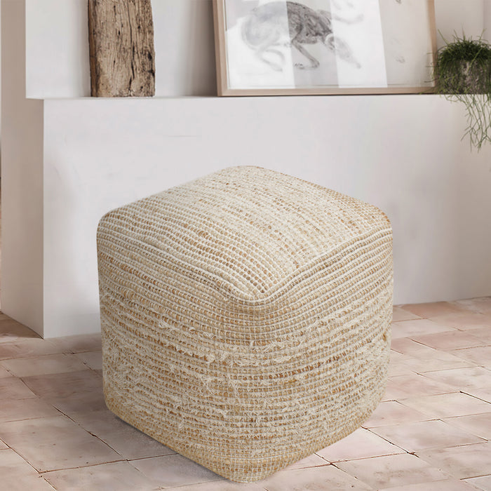 TARSIS POUF - JUTE/ COTTON