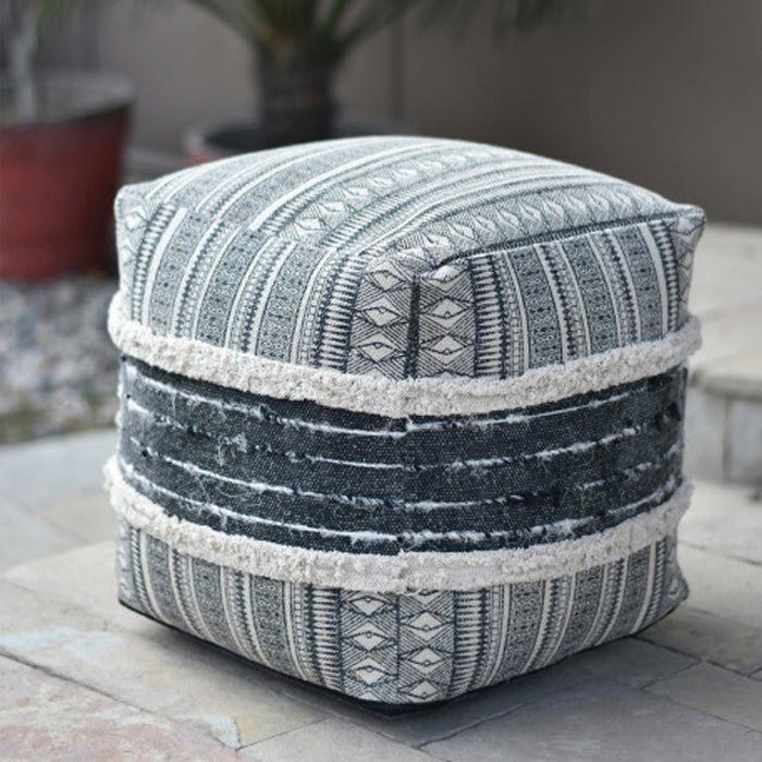 TEROVA POUF - COTTON/ PRINTED/ POLYESTER