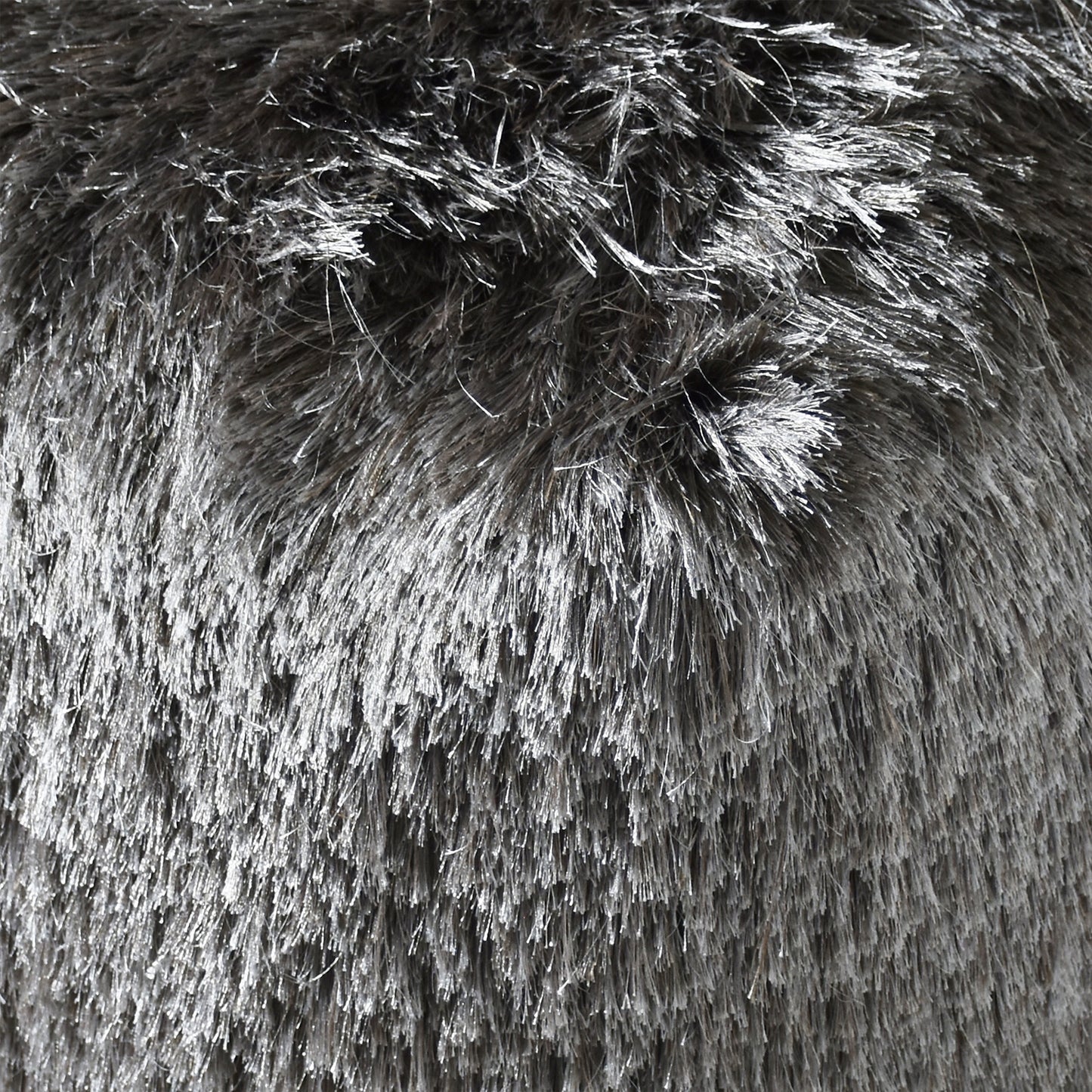Teton Pouf, Polyester, Grey, Bm Sn, All Cut 