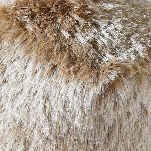 Teton Pouf, Polyester, Beige, Bm Sn, All Cut 