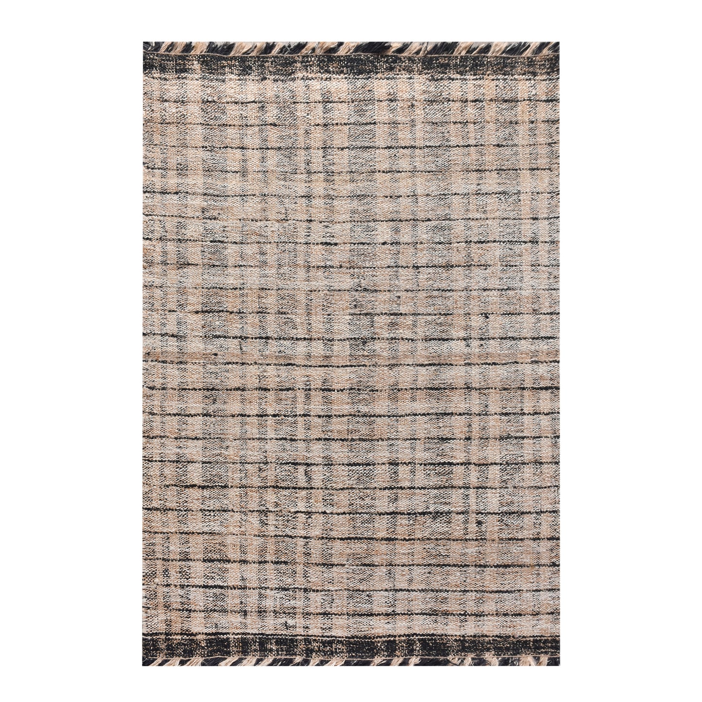 Area Rug, Bedroom Rug, Living Room Rug, Living Area Rug, Indian Rug, Office Carpet, Office Rug, Shop Rug Online, Jute, Hand Spun Yarn, Natural, Charcoal, Punja, Flat Weave, textured