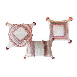 Tigris Pillow, Cotton, Printed, Multi, Pitloom, All Cut