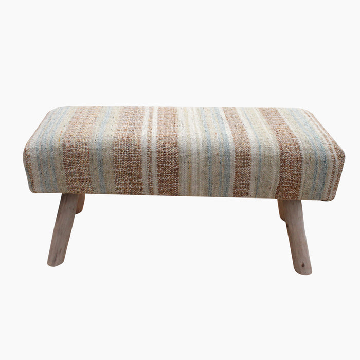 TOPONAS BENCH - JUTE/ WOOL