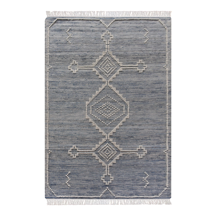 TWAIN RUG - DENIM/ WOOL