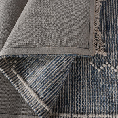Area Rug, Bedroom Rug, Living Room Rug, Living Area Rug, Indian Rug, Office Carpet, Office Rug, Shop Rug Online, Denim, Wool, Natural White, Blue, bohemian 