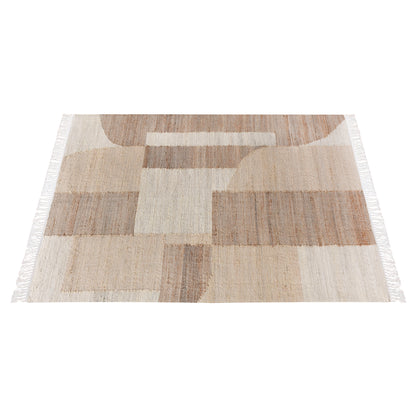 Area Rug, Bedroom Rug, Living Room Rug, Living Area Rug, Indian Rug, Office Carpet, Office Rug, Shop Rug Online, Jute, Natural, Natural White, Pitloom, Flat Weave, straight line