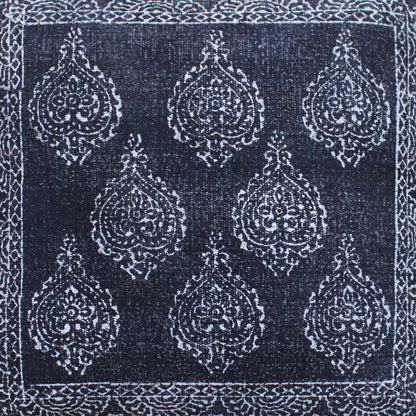 Loftus Pillow, Cotton, Printed, Grey, Pitloom, Flat Weave