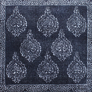 Loftus Pillow, Cotton, Printed, Grey, Pitloom, Flat Weave