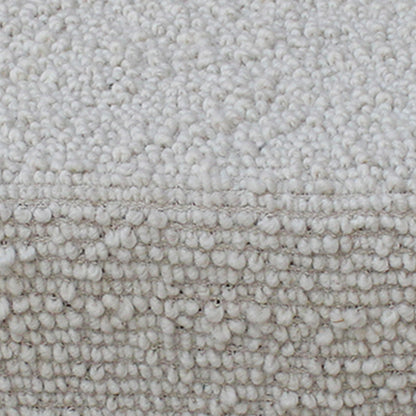 Vayots Bench, Wool, Polyester, Natural White, Hand woven, All Loop