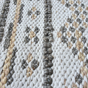 Area Rug, Bedroom Rug, Living Room Rug, Living Area Rug, Indian Rug, Office Carpet, Office Rug, Shop Rug Online, Hemp, Cotton, Natural White, Grey, Geometrical