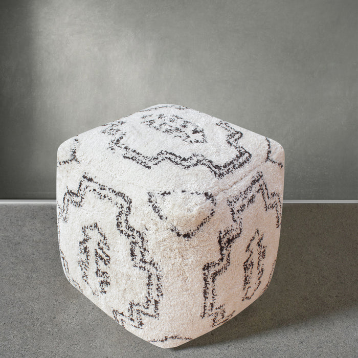 VICHENE-II POUF - COTTON