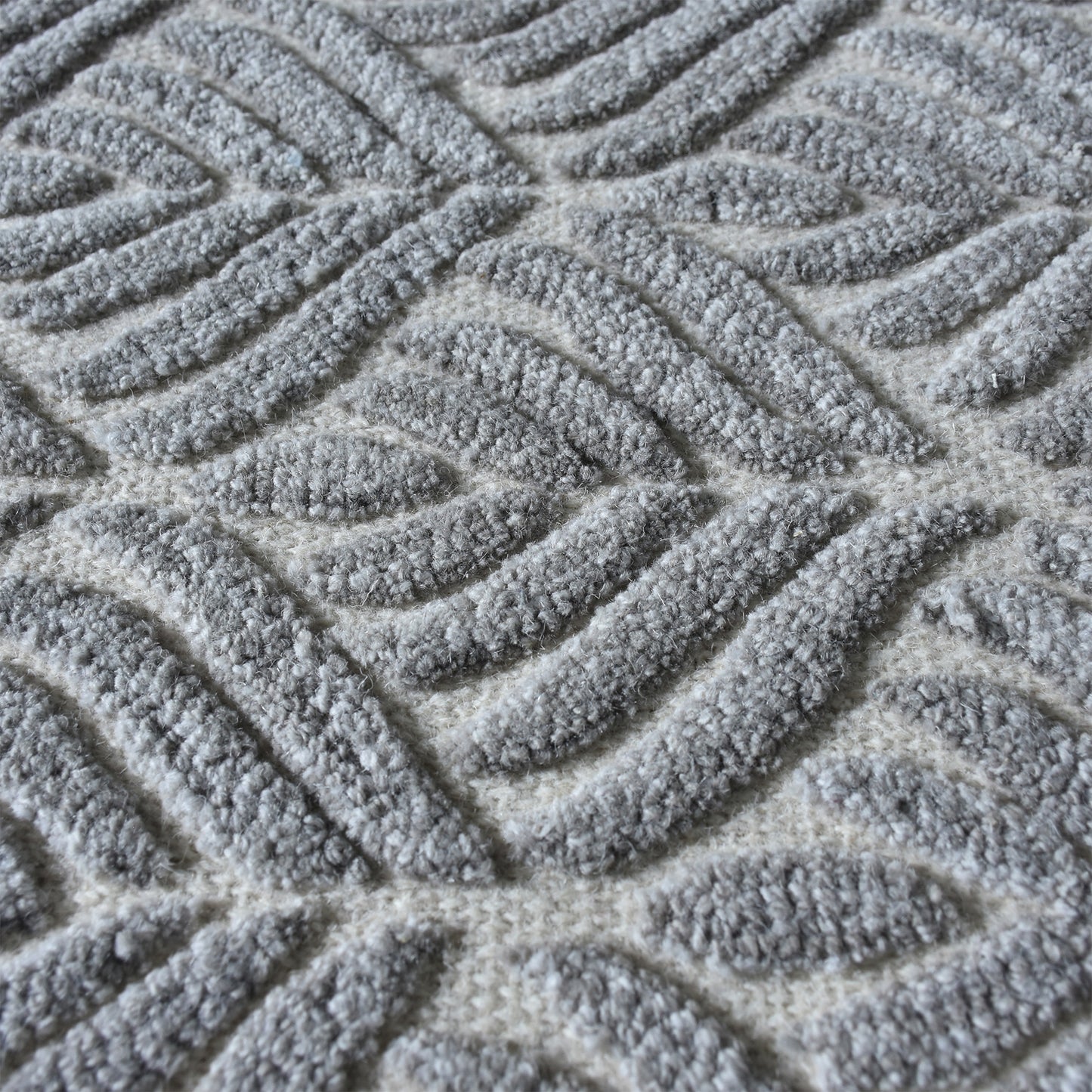 Area Rug, Bedroom Rug, Living Room Rug, Living Area Rug, Indian Rug, Office Carpet, Office Rug, Shop Rug Online, Wool, Natural White, Grey, Hand tufted, All Loop, Floral