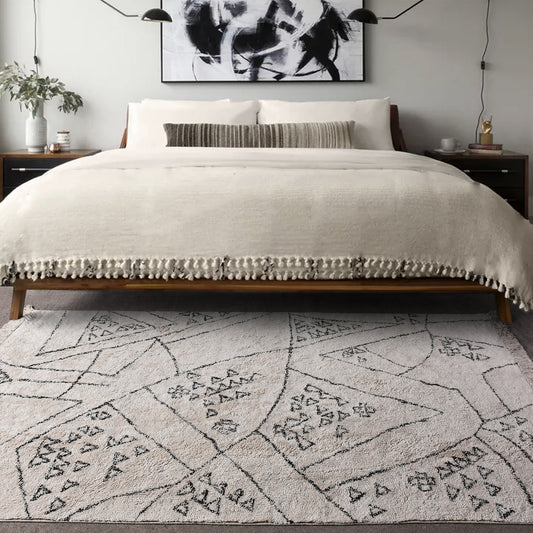 Area Rug, Bedroom Rug, Living Room Rug, Living Area Rug, Indian Rug, Office Carpet, Office Rug, Shop Rug Online, Cotton, Natural White, Classical