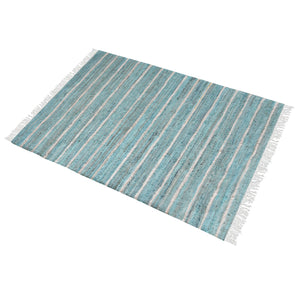 Area Rug, Bedroom Rug, Living Room Rug, Living Area Rug, Indian Rug, Office Carpet, Office Rug, Shop Rug Online, Recycled Fabric, Lime, Pitloom, Flat Weave, Stripes