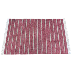 Area Rug, Bedroom Rug, Living Room Rug, Living Area Rug, Indian Rug, Office Carpet, Office Rug, Shop Rug Online, Recycled Fabric, Bubble Gum, Pitloom, Flat Weave, Stripes