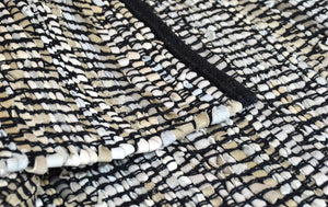 Area Rug, Bedroom Rug, Living Room Rug, Living Area Rug, Indian Rug, Office Carpet, Office Rug, Shop Rug Online, Leather, Charcoal, Pitloom / Flat Weave, Geometrical