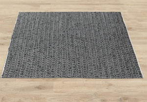 Area Rug, Bedroom Rug, Living Room Rug, Living Area Rug, Indian Rug, Office Carpet, Office Rug, Shop Rug Online, Leather, Charcoal, Pitloom / Flat Weave, Geometrical