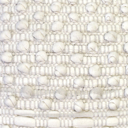 Weddell Pillow, Cotton, Natural White, Pitloom, All Loop