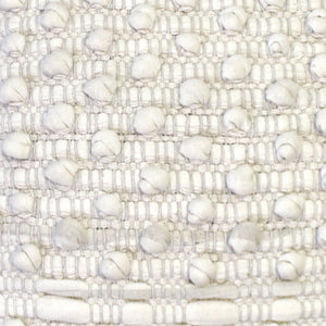 Weddell Pillow, Cotton, Natural White, Pitloom, All Loop