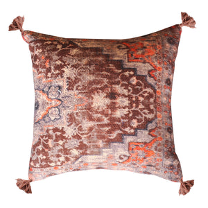Wisla Pillow, Cotton, Printed, Multi, Pitloom, Flat Weave