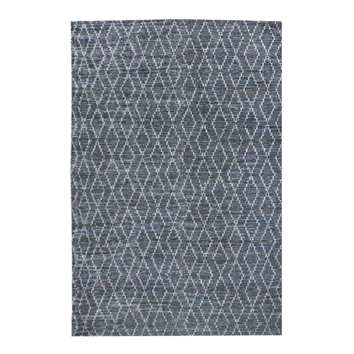 WINNOW RUG - LEATHER/ COTTON