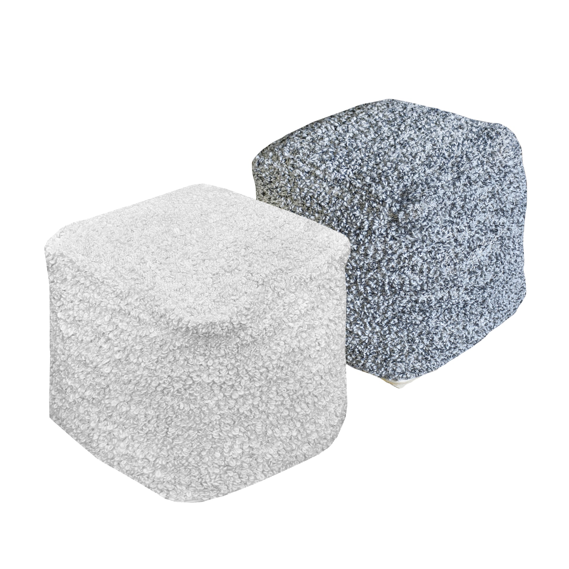 Yojoa Pouf, Polyester,  Pitloom, Flat Weave 