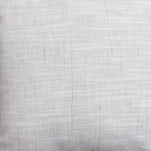 Zarona Cushion, Blended Fabric, Natural White, Machine Made, Flat Weave