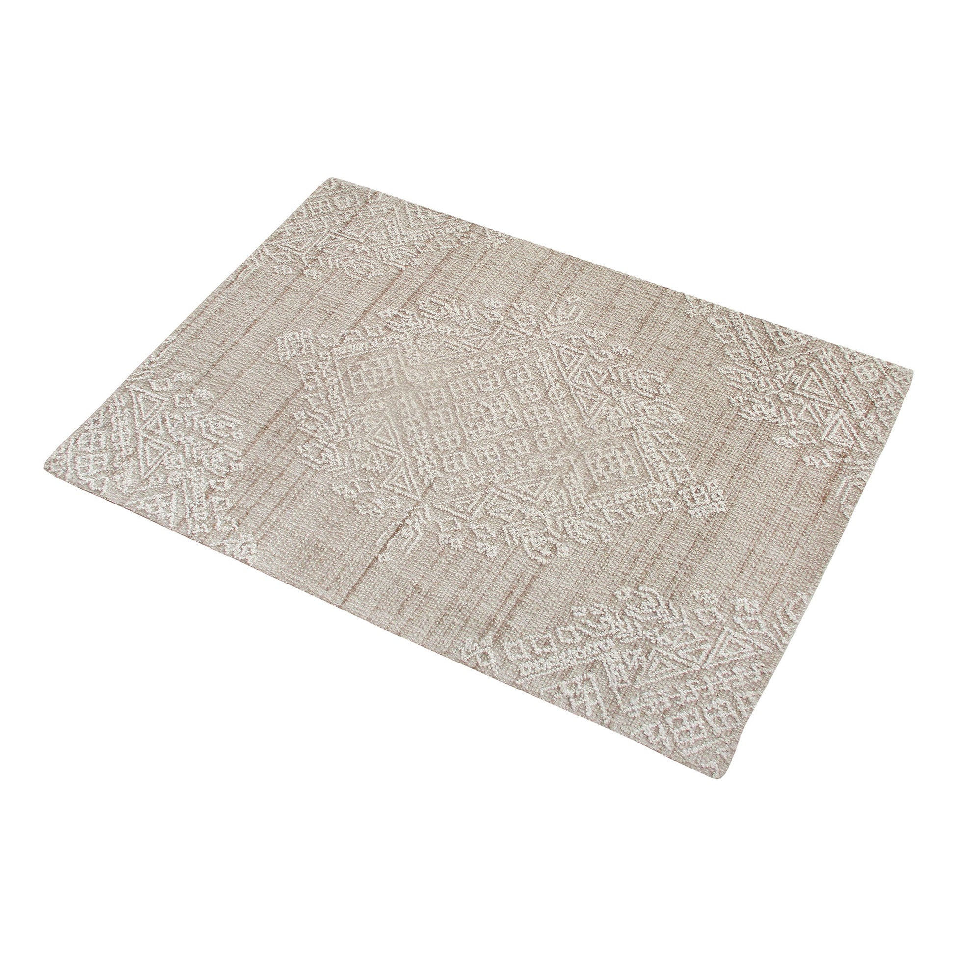 Area Rug, Bedroom Rug, Living Room Rug, Living Area Rug, Indian Rug, Office Carpet, Office Rug, Shop Rug Online, Wool, Beige, Natural White, Hand woven, All Loop, Floral