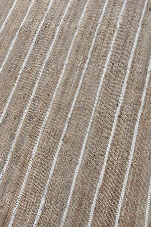 dylan hemp rug in silver and natural color