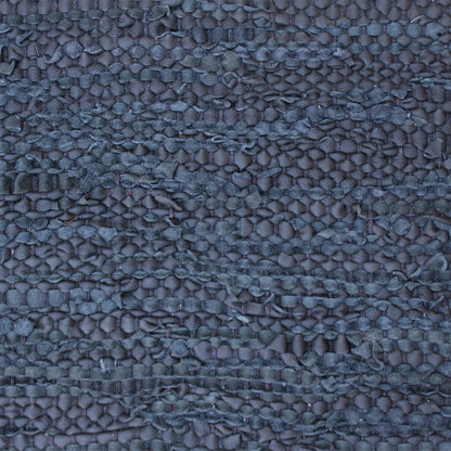 Area Rug, Bedroom Rug, Living Room Rug, Living Area Rug, Indian Rug, Office Carpet, Office Rug, Shop Rug Online, Hemp, Leather, Blue, Pitloom, Flat Weave, Textured