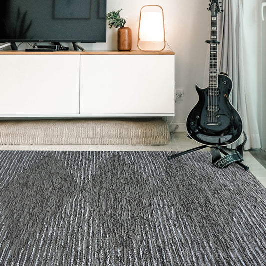 Area Rug, Bedroom Rug, Living Room Rug, Living Area Rug, Indian Rug, Office Carpet, Office Rug, Shop Rug Online, Leather, Gun Metal, Diamond