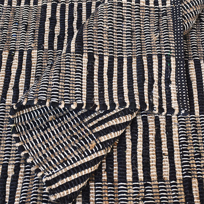 Area Rug, Bedroom Rug, Living Room Rug, Living Area Rug, Indian Rug, Office Carpet, Office Rug, Shop Rug Online, Hemp, Recycled Cotton, Blue, Natural, Pitloom, Flat Weave, Traditional
