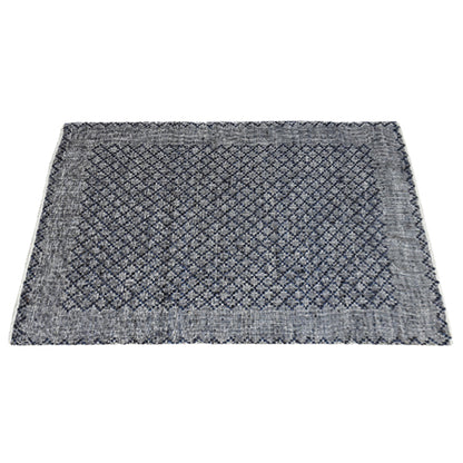Area Rug, Bedroom Rug, Living Room Rug, Living Area Rug, Indian Rug, Office Carpet, Office Rug, Shop Rug Online, Hemp, Navy, Pitloom, Flat Weave, Chevron