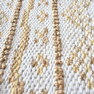 Area Rug, Bedroom Rug, Living Room Rug, Living Area Rug, Indian Rug, Office Carpet, Office Rug, Shop Rug Online, Hemp, Cotton, Natural White, Gold, Geometrical