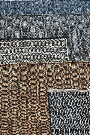 Area Rug, Bedroom Rug, Living Room Rug, Living Area Rug, Indian Rug, Office Carpet, Office Rug, Shop Rug Online, Leather, Charcoal, Pitloom / Flat Weave, Geometrical